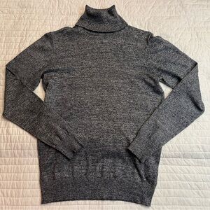 PREMISE Women's Grey Melange Sweater Turtleneck NWOT